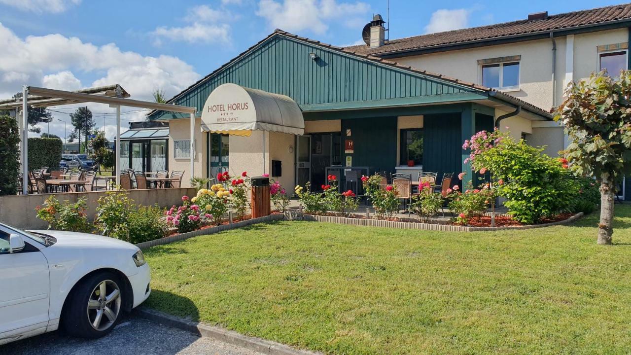 Logis Hotel Horus Restaurant Les Bruyeres Toulenne Экстерьер фото