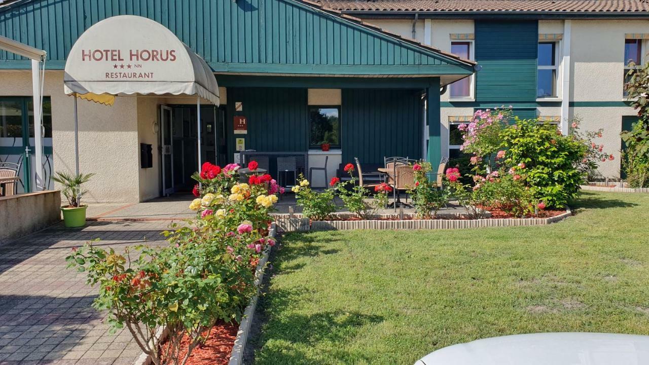 Logis Hotel Horus Restaurant Les Bruyeres Toulenne Экстерьер фото