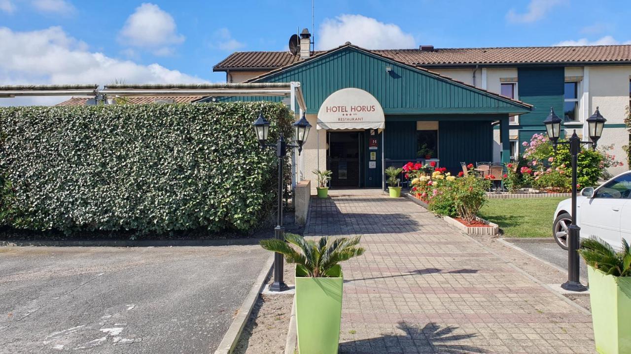 Logis Hotel Horus Restaurant Les Bruyeres Toulenne Экстерьер фото